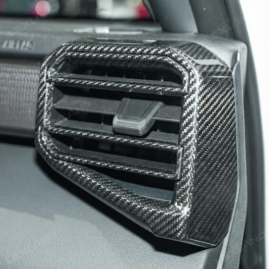 Tundra Dashboard Air Vent Covers AC Vent Overlays ABS Interior Trim 4PCS for Toyota