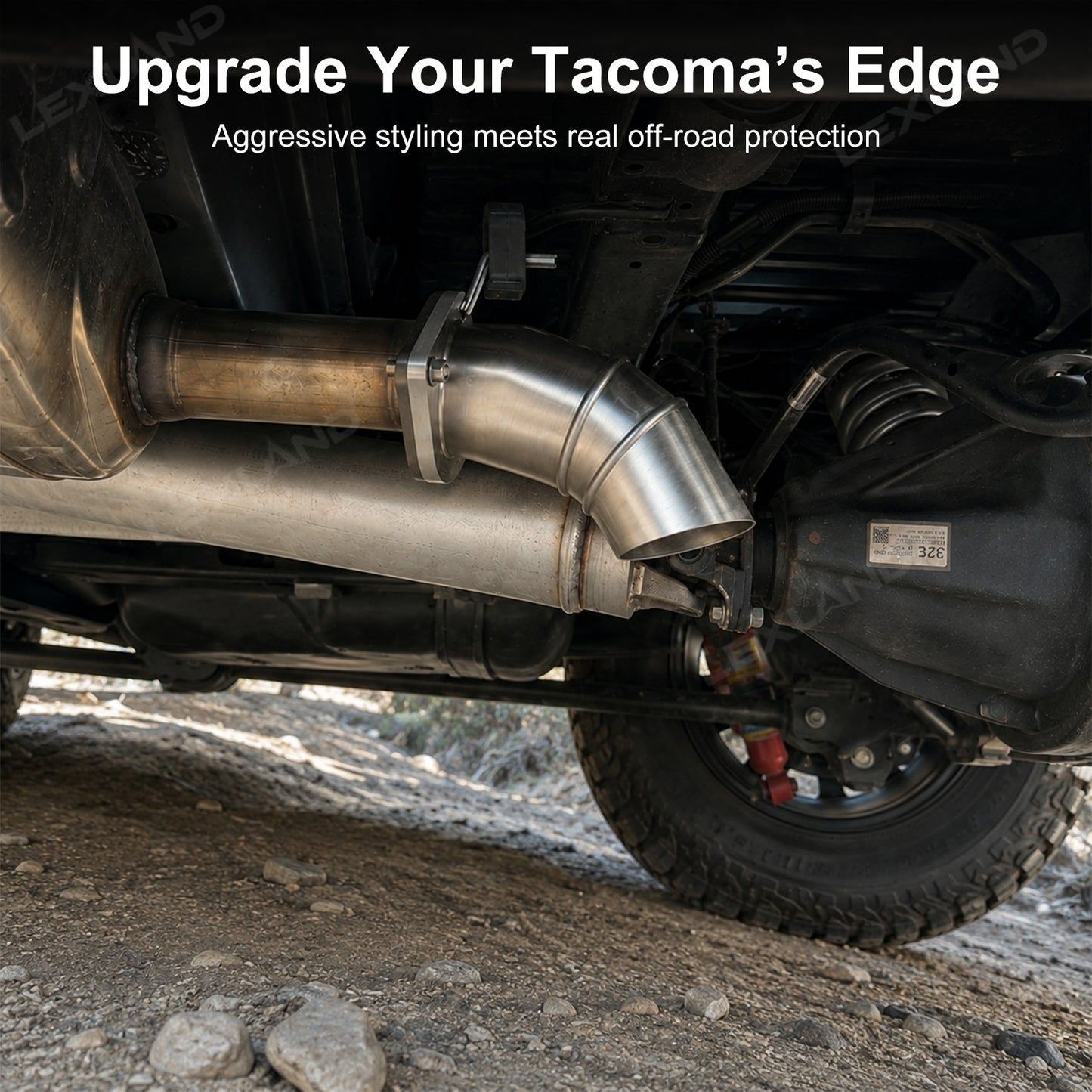 Tacoma Off-Road Trail Pipe Stainless Steel Exhaust for Toyota