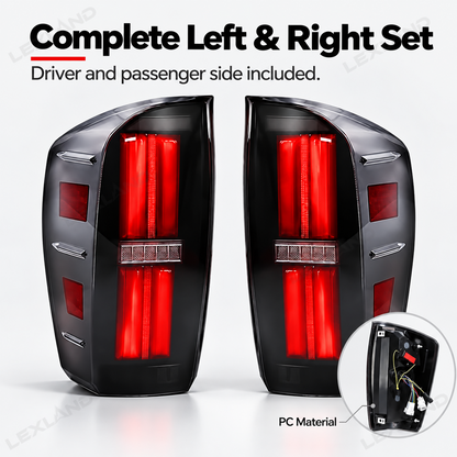 Tacoma 3rd Gen Tail Lights LED Form Lighting Rear Lamps Assembly for Toyota