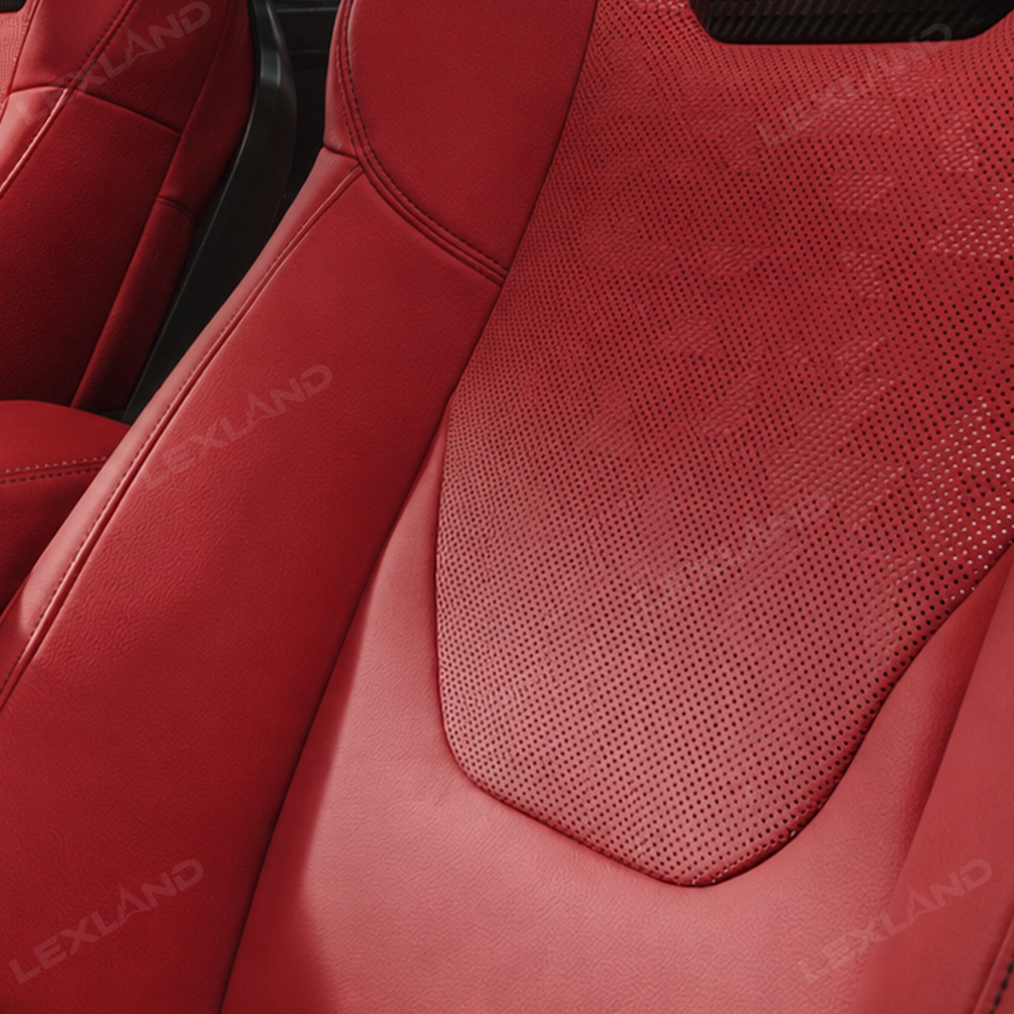 Tacoma/4Runner Seat Covers with Carbon Fiber-Style Badge Embossed Nappa Camo Seat Protector for Toyota