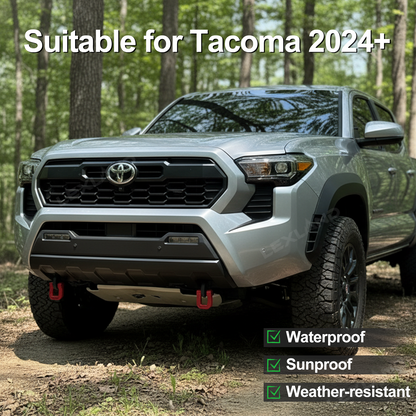 Tacoma Front Side Grille Patch Decor Cover Front Headlight Grille Decals for Toyota