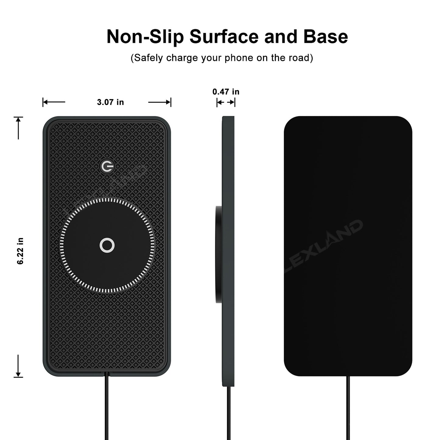 4Runner/Tacoma Magnetic Wireless Charger with Ambient Light 15W Phone Charging Pad 2.0