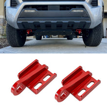 Tacoma/4Runner Front Tow Hooks Red Aluminum Recovery Points 2.0 for Toyota