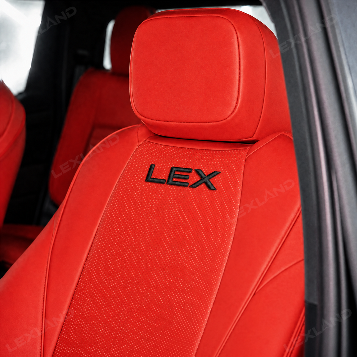 Tacoma /4Runner Seat Covers Embossed Seat Protector with LEX Style for Toyota