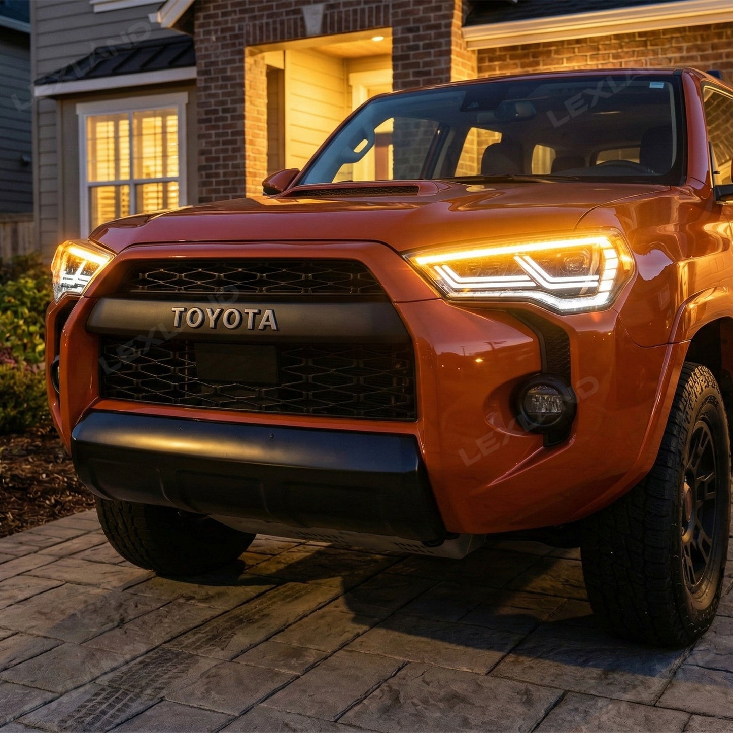 4Runner LED Headlights with Sequential Turn Signal Front Head Lights Headlamps for Toyota