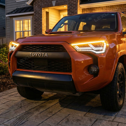 4Runner LED Headlights with Sequential Turn Signal Front Head Lights Headlamps for Toyota