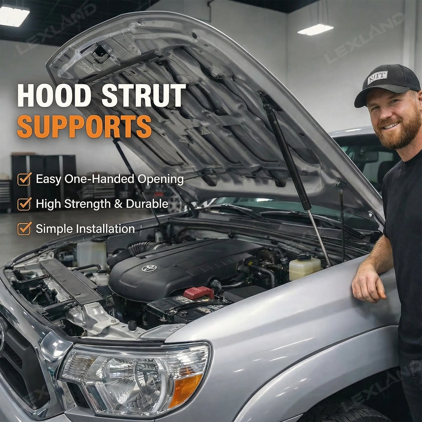 Tacoma/4Runner Hood Holder Front Hood Struts Upgrade Kit For Toyota