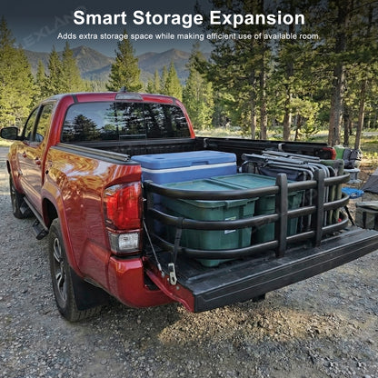 Tacoma Trunk Bed Extender Aluminum Alloy Tailgate Extender Cargo Extender Support for Toyota