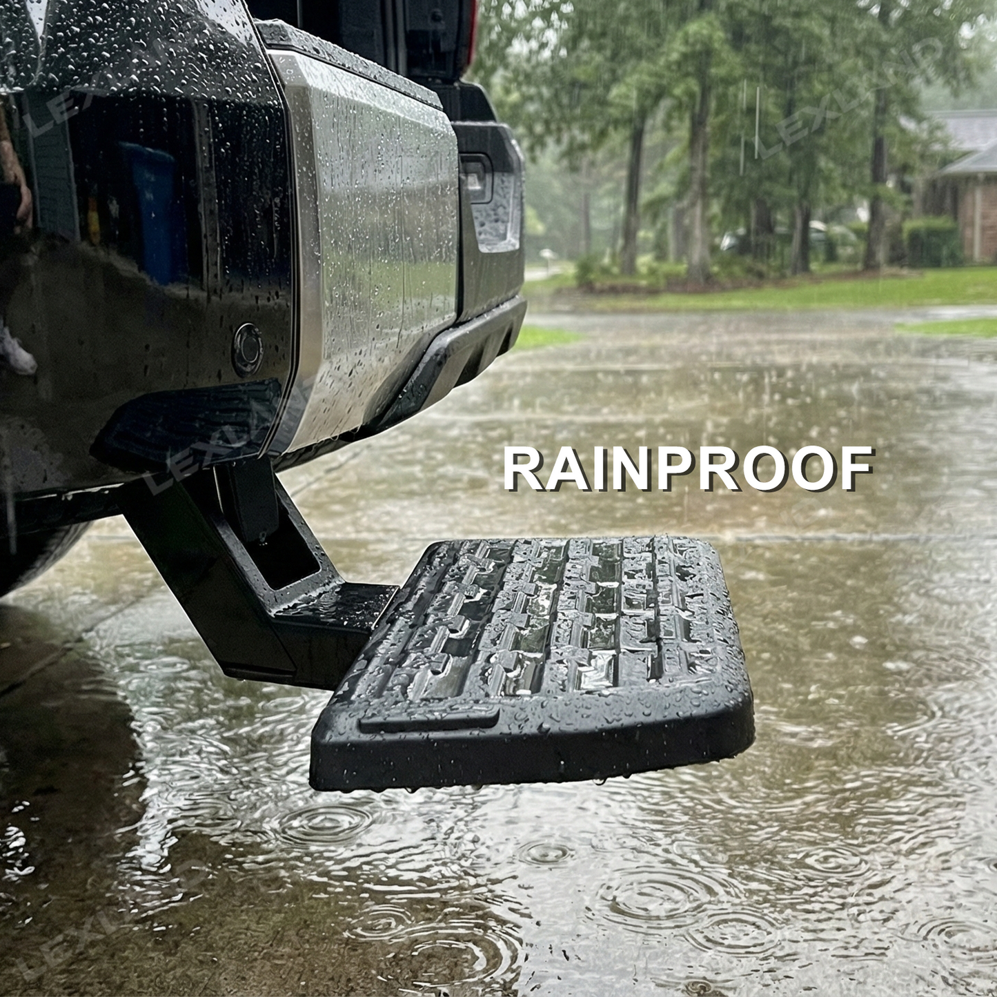 Tundra Rear Bed Step Retractable Aluminum Truck Tailgate Step Folding Bumper Step for Toyota