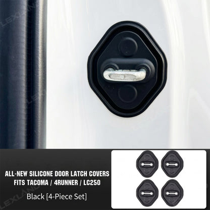 Tacoma/ 4Runner/ Land Cruiser Door Lock Cover Silicone Door Latch Cover Protector for Toyota