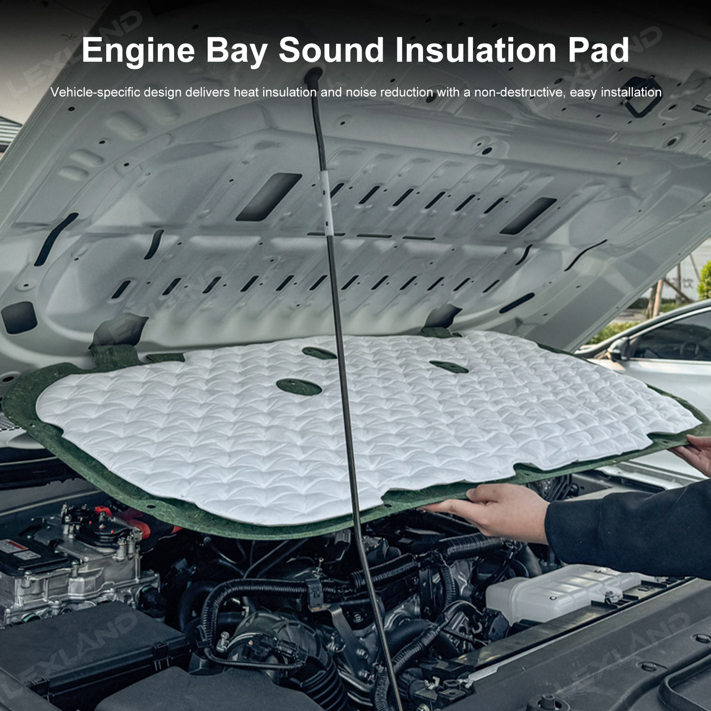 Land Cruiser LC250 Hood Engine Insulation Cotton Hood Sound Heat Insulation Pad Mat