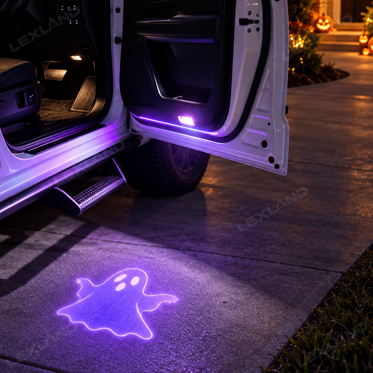 Tacoma/4Runner Halloween Ghost Door Puddle Lights LED Front Door Projector Lights 2PCS