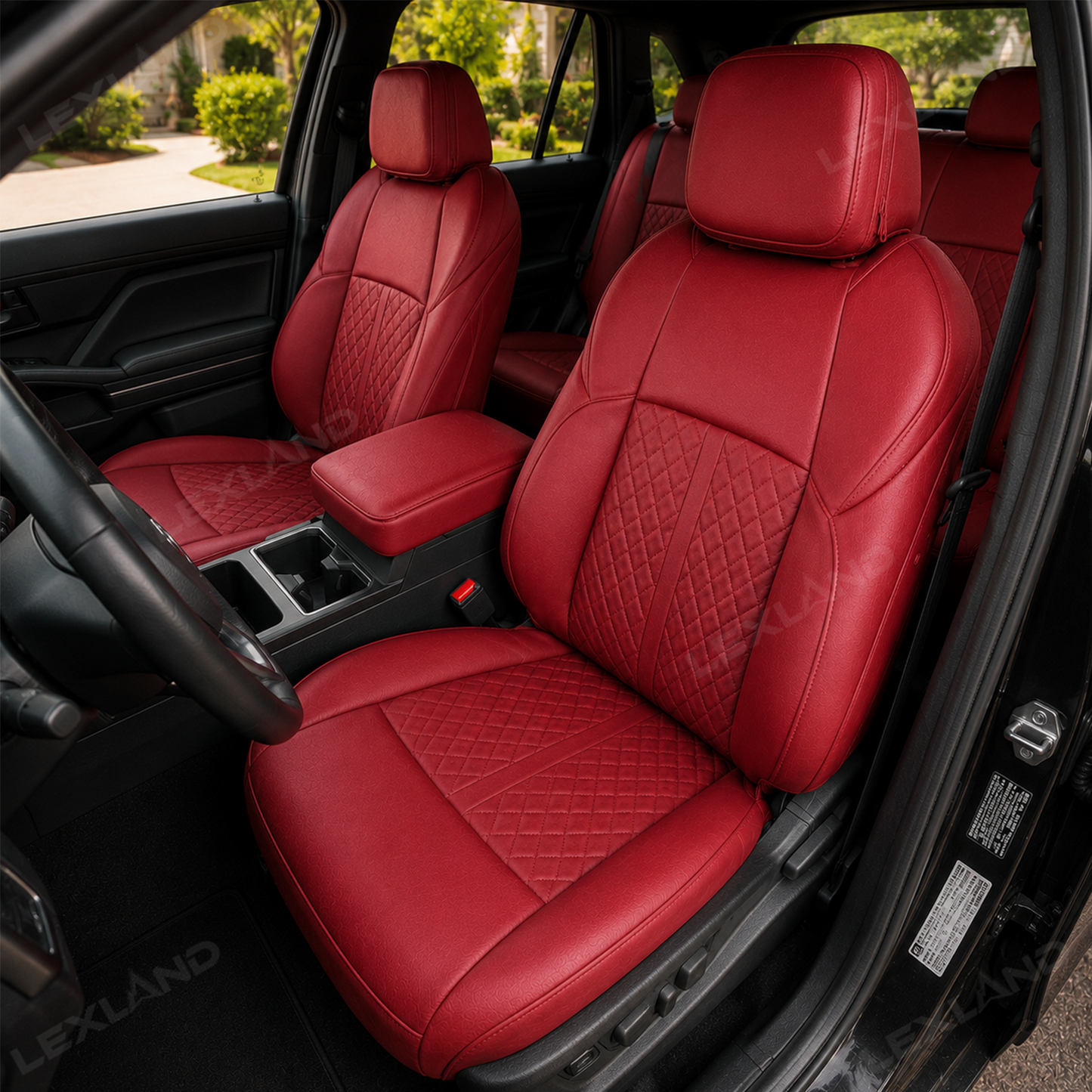 Tacoma/4Runner Seat Covers Diamond Pattern Seat Protectors Interior Protection for Toyota