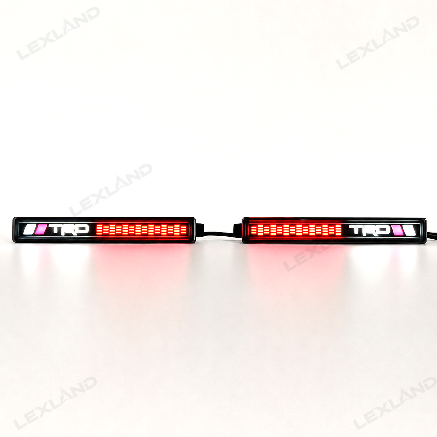 4Runner LED Rear Bumper Reflector Lights Rear Fog Lights No Drilling Installation