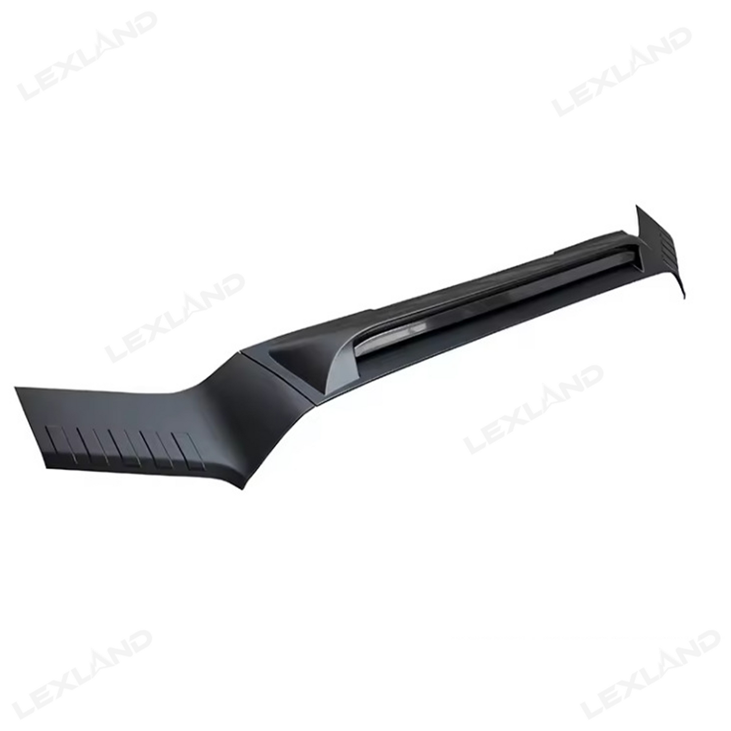 4Runner Hood Protector with Amber LED Light Matte Black Hood Shield Deflector for Toyota