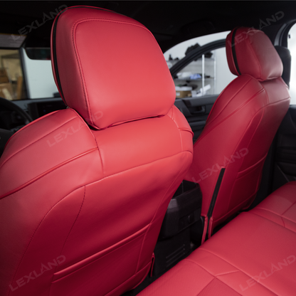 Tacoma /4Runner Seat Covers Full Coverage Embossed Seat Protector with TRD Style