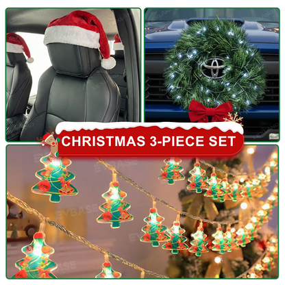 Climbing Santa Claus Car Christmas Decoration