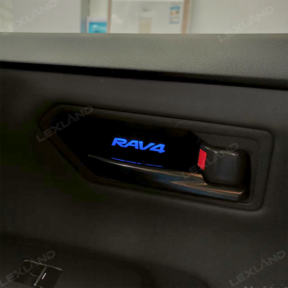 RAV4 Door Handle Bowl Lights Multi-color Interior Ambient Lighting Upgrade Kit 4PCS for Toyota