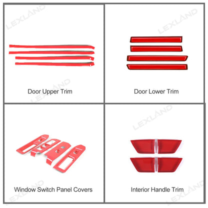 Tacoma Interior Accessories Kit ABS Central Control Cover Trim for Toyota
