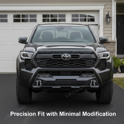 Tacoma Front Bumper Off-Road Grill Guard Bull Bar with D-Ring Shackle
