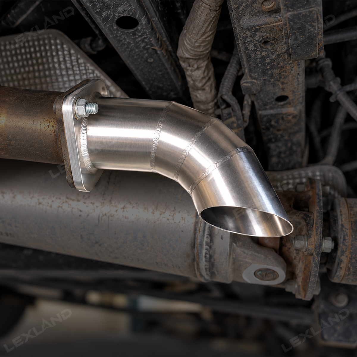 Tundra Trail Pipe High-Clearance Stainless Steel Exhaust for Toyota