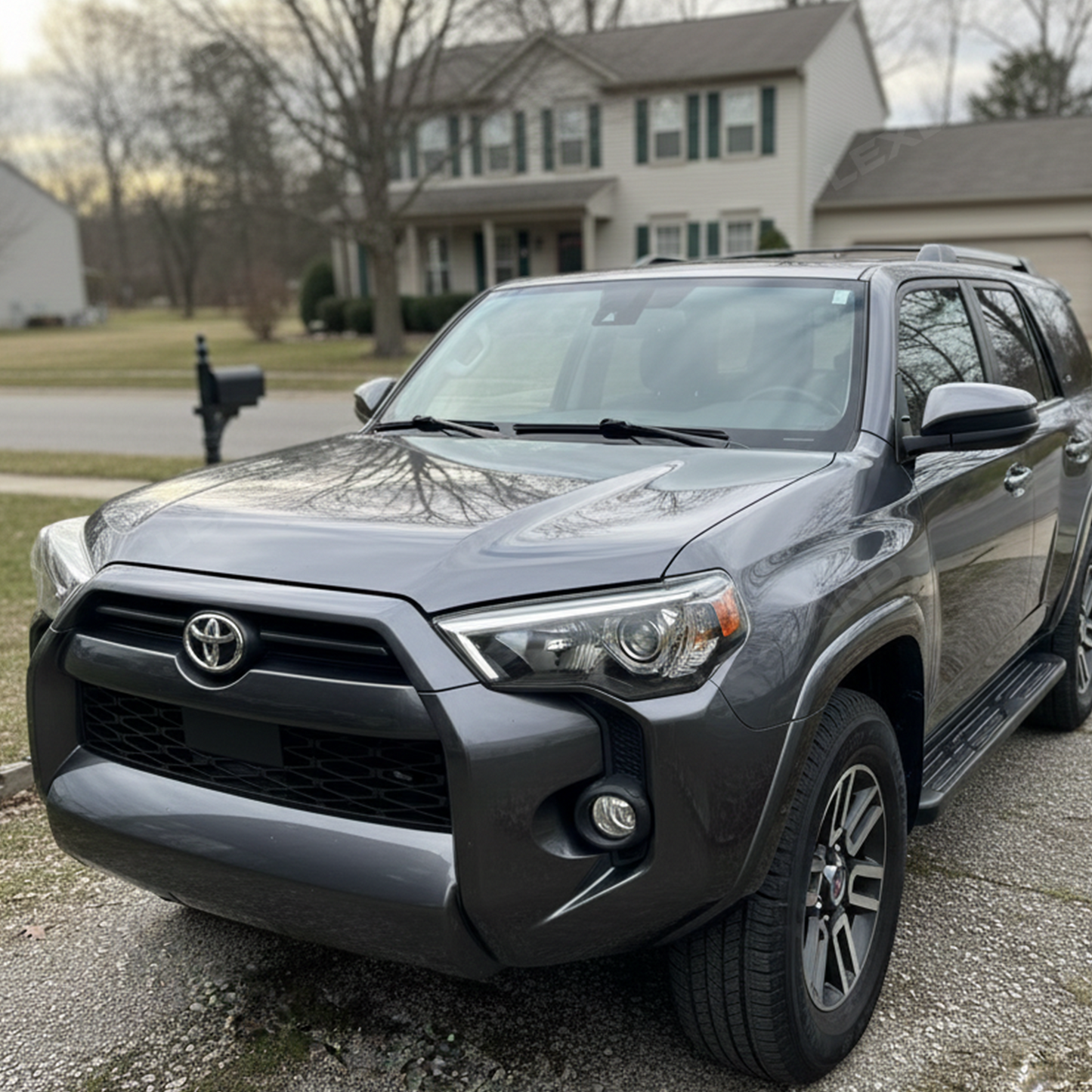 4Runner Front Center Grille Insert Cover Trim Middle Grille Insert Cover Strips for Toyota