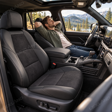 Tacoma/4Runner Seat Covers Suede & Nappa Leather Interior Seat Upholstery Upgrade for Toyota