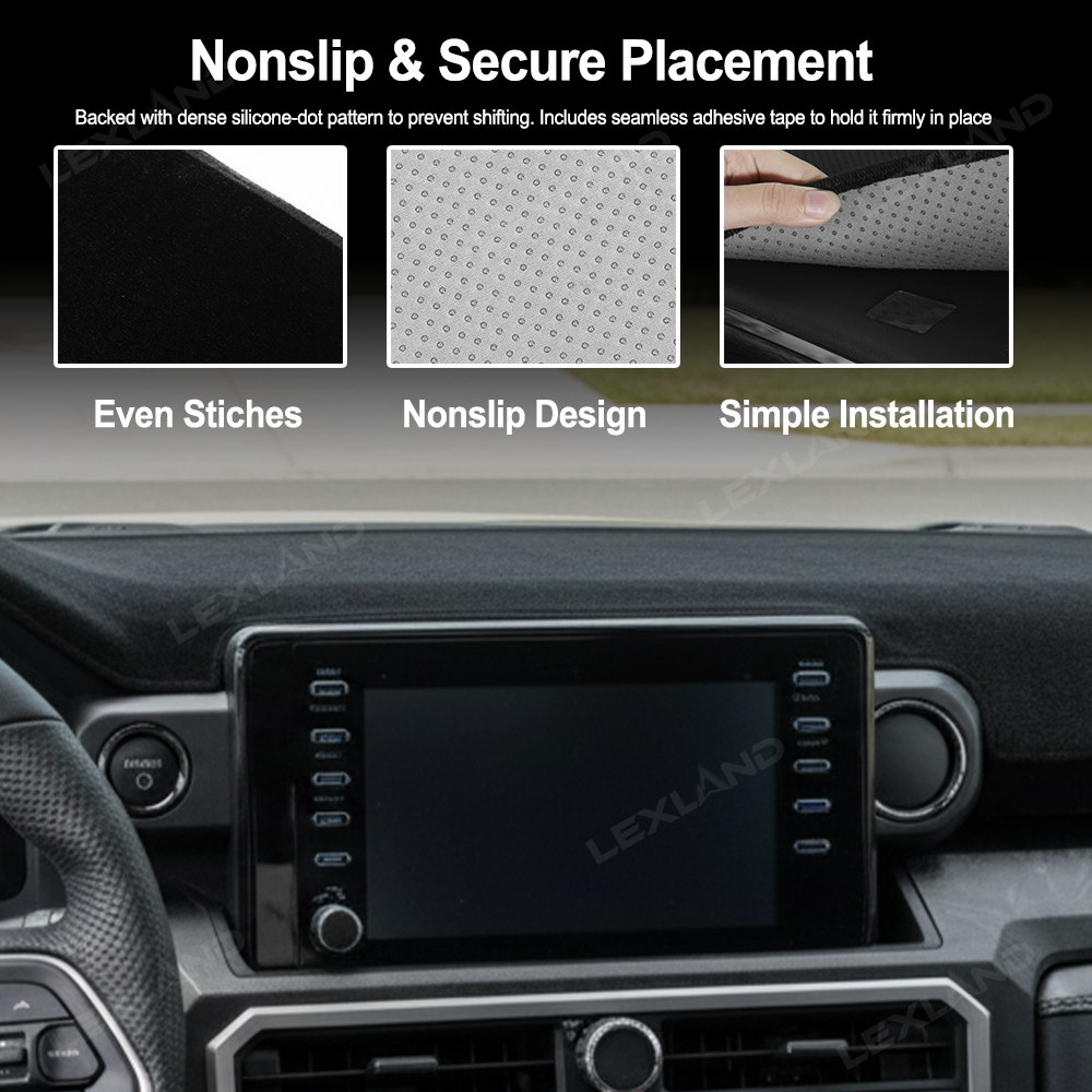 Tacoma Dash Cover Mat Dashboard Sunshield Protector Interior Mat Pad for Toyota