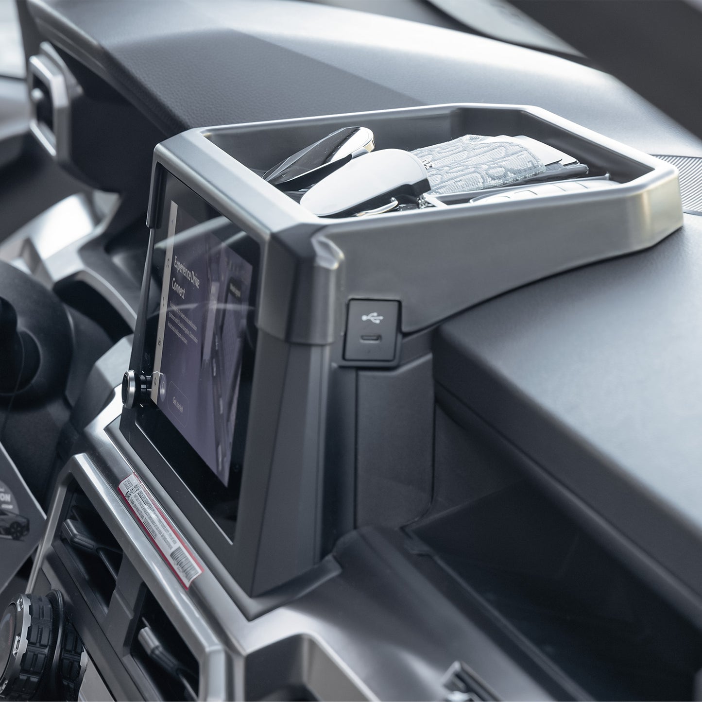 Tacoma/4Runner Dashboard Organizer Tray Behind Screen Interior Dash Storage Box for Toyota