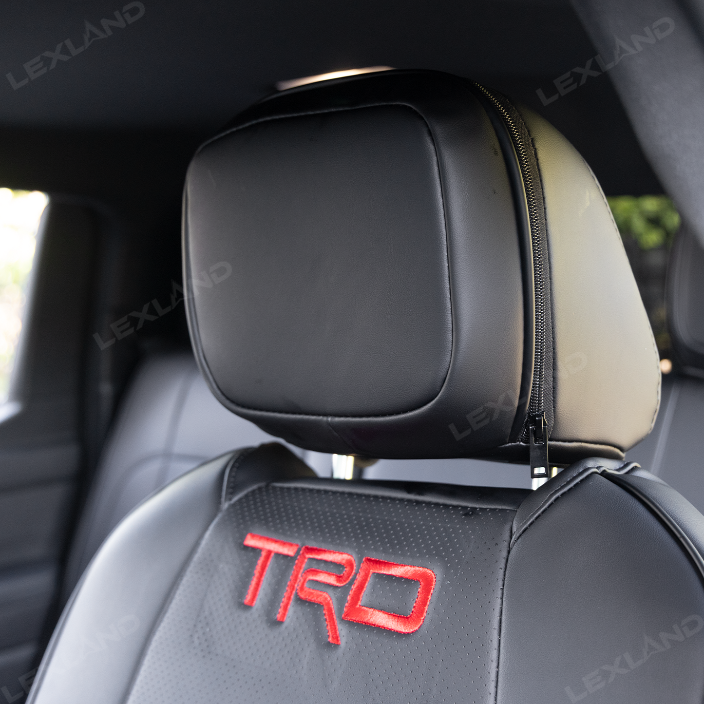 Tacoma /4Runner Seat Covers Full Coverage Embossed Seat Protector with TRD Style