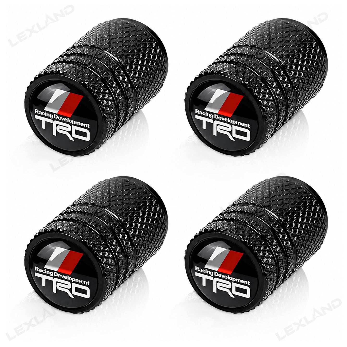 Tacoma/ 4Runner/ Tundra Tire Valve Stem Caps Cover TRD-Style Wheel Valve Caps Aluminum Alloy Dust Caps 4PCS