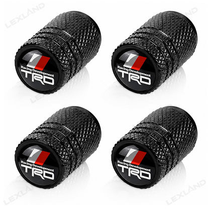 Tacoma/ 4Runner/ Tundra Tire Valve Stem Caps Cover TRD-Style Wheel Valve Caps Aluminum Alloy Dust Caps 4PCS