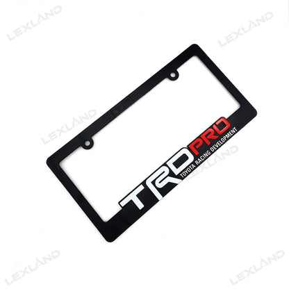 Tacoma/ 4Runner/ Tundra Front Rear License Plate Frame TRD Style License Plate Cover Holder