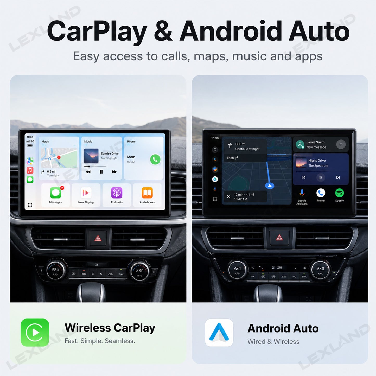 Tacoma/4Runner Head Unit Upgrade with Carplay & Android Auto 14.6" Center Console Navigation Multimedia Screen