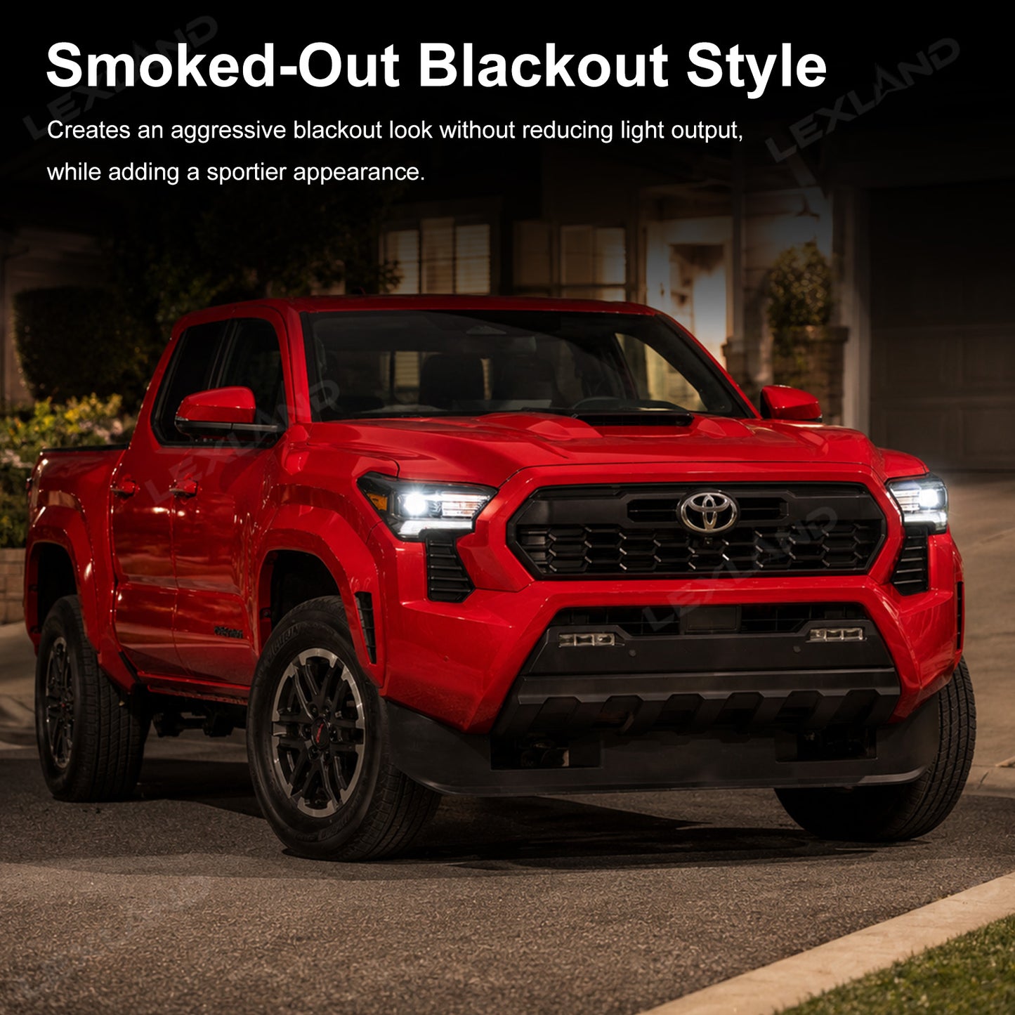 Tacoma Headlight Protective Film Cover PPF Headlight Tint Film TPU Wrap 2PCS for Toyota