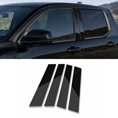 Tacoma B Pillar Trim Covers Door Pillar Overlays Decals 4PCS for Toyota