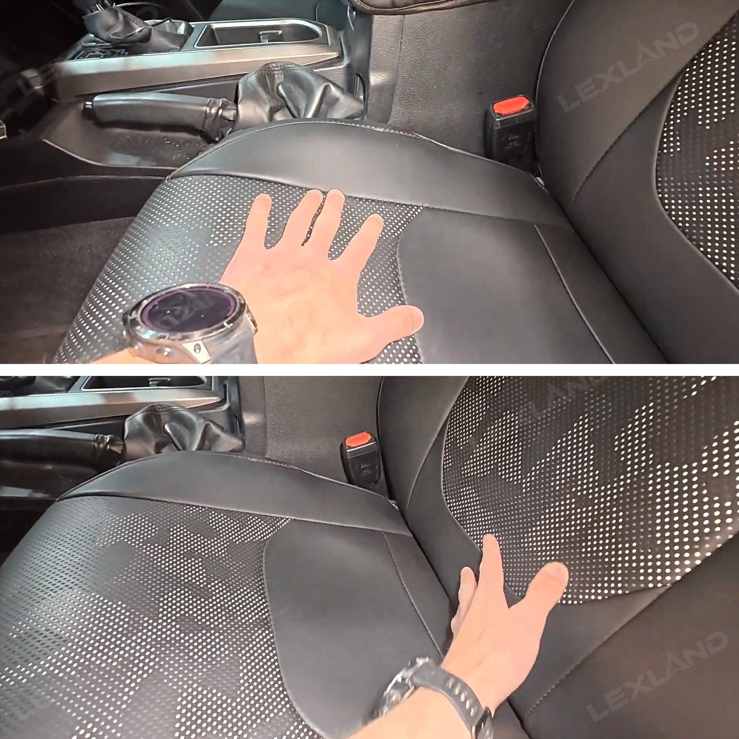 Tacoma 3rd Gen Camo Seat Covers NAPPA Leather Seat Protector for Toyota