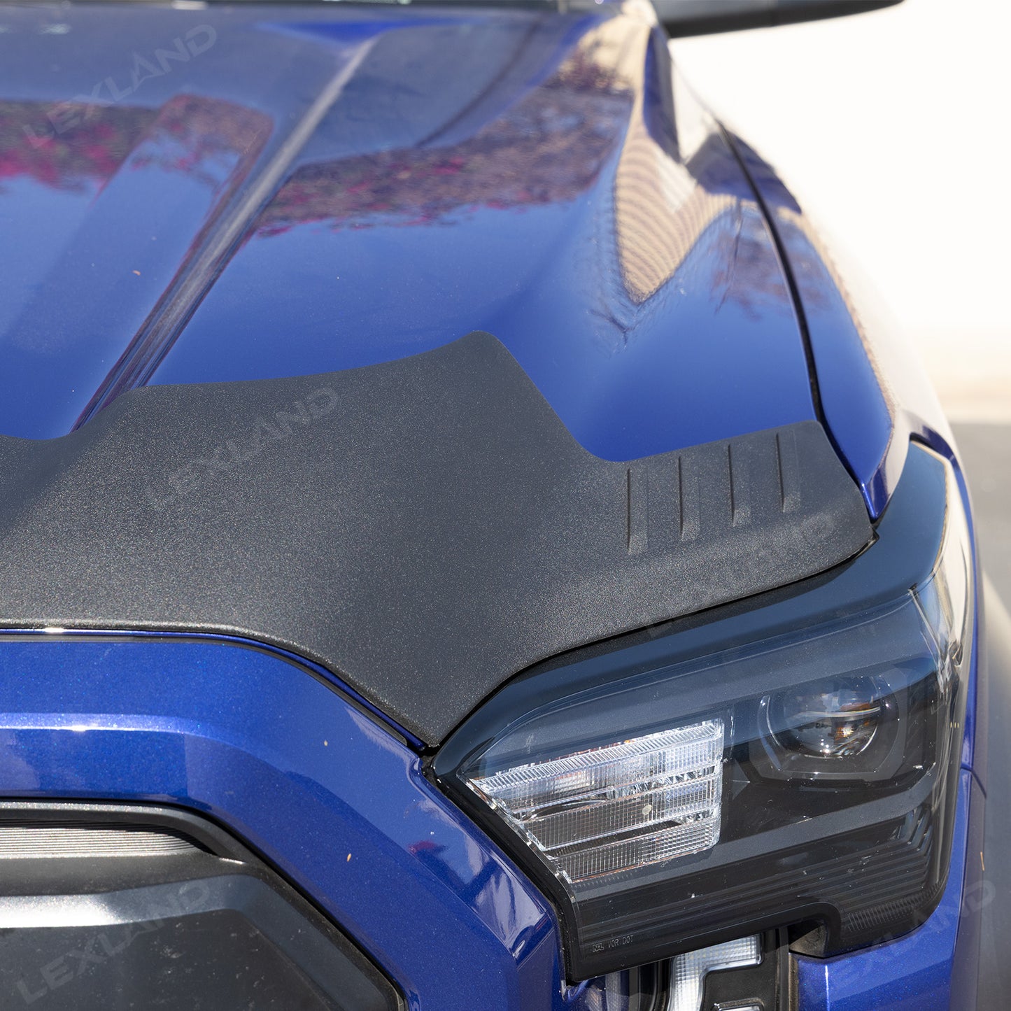 Tacoma Hood Deflector Split Design Hood Protector ABS Hood Shield for Toyota