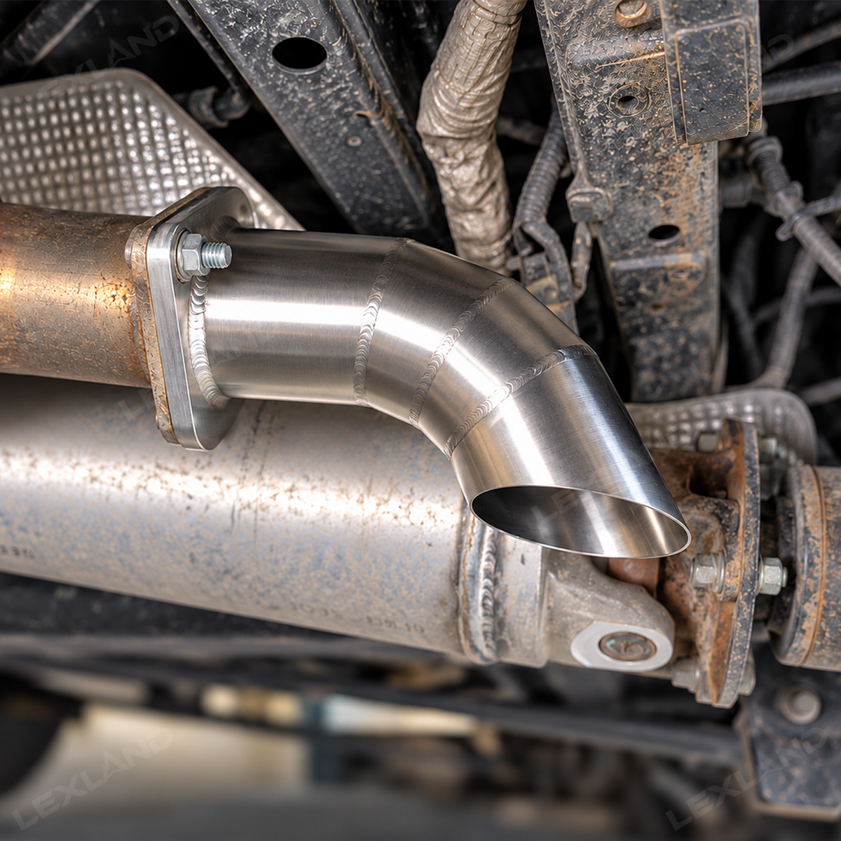 Tundra Trail Pipe High-Clearance Stainless Steel Exhaust for Toyota