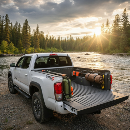 Tacoma Side Bed Molle Panel Truck Bed Organizer for Toyota