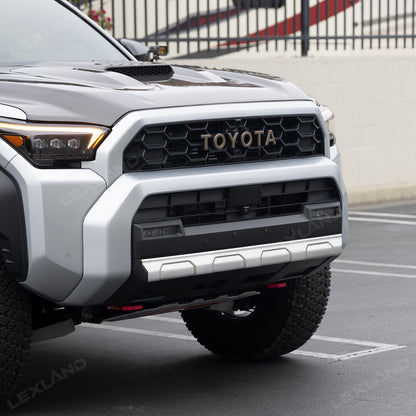 4runner Front Bumper Lower Valance Strip Stainless Steel Scratch Guard Protector - Silver Brushed Finish