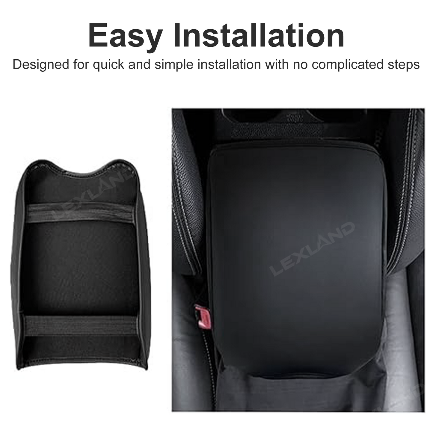 Tacoma Center Console Cover Black Armrest Covers For Toyota