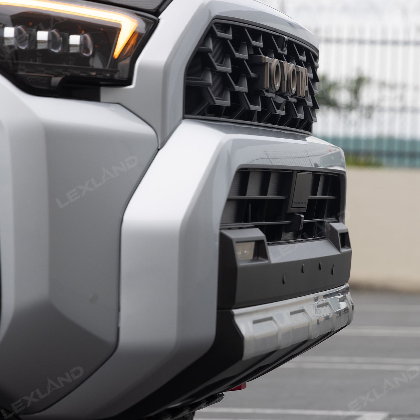 4runner Front Bumper Lower Valance Strip Stainless Steel Scratch Guard Protector - Silver Brushed Finish