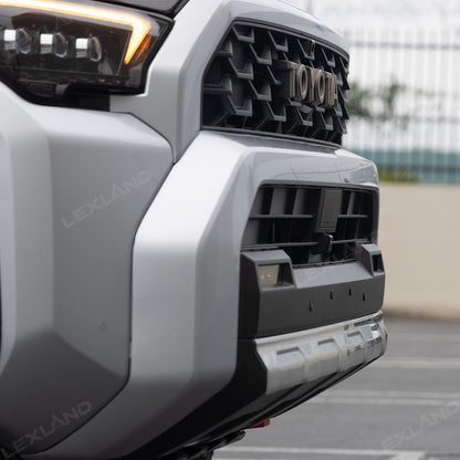4runner Front Bumper Lower Valance Strip Stainless Steel Scratch Guard Protector - Silver Brushed Finish