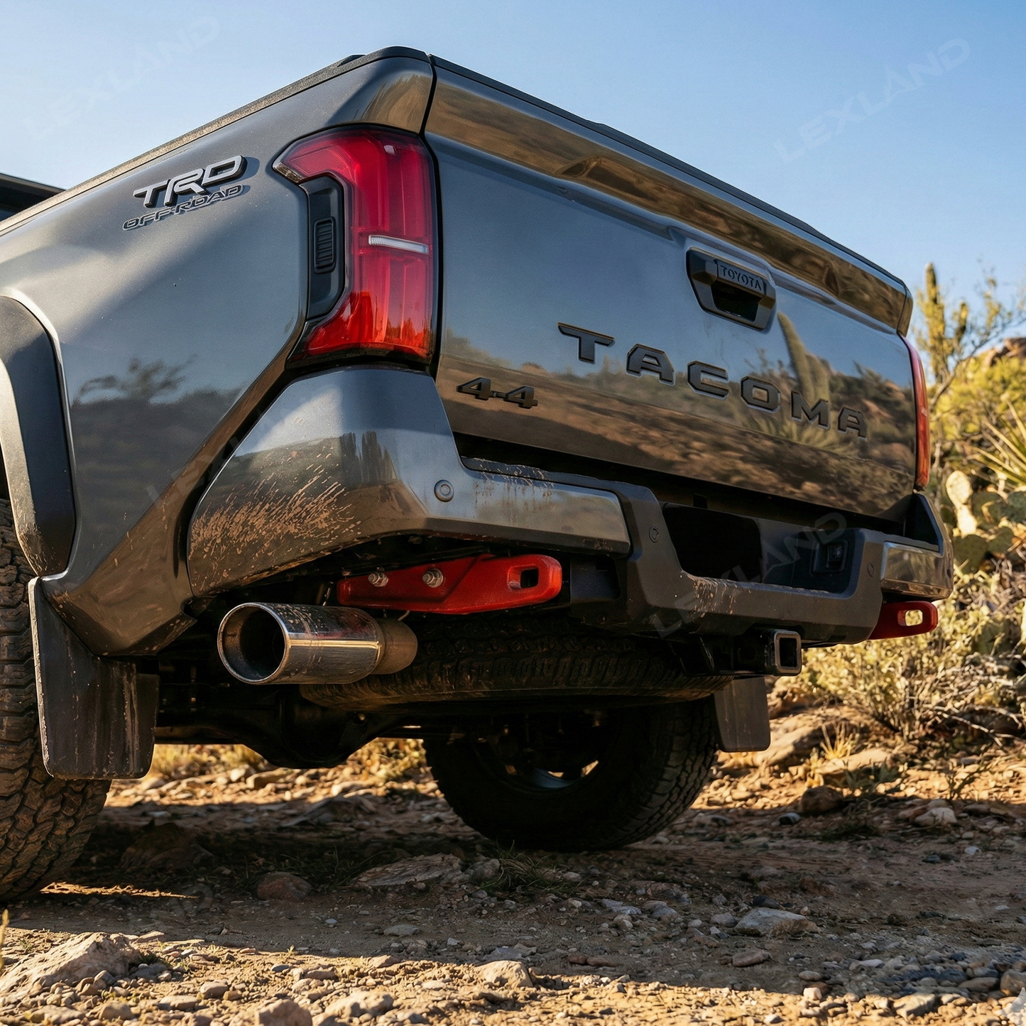 Tacoma Rear Tow Hooks Red Rear Recovery Points 2.0  for Toyota