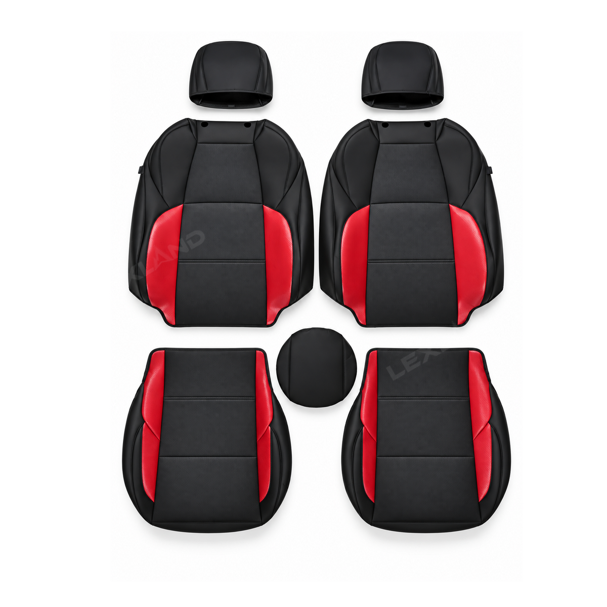 Tacoma /4Runner Seat Covers Carbon Fiber Style Seat Protector Interior Trim Upgrade for Toyota