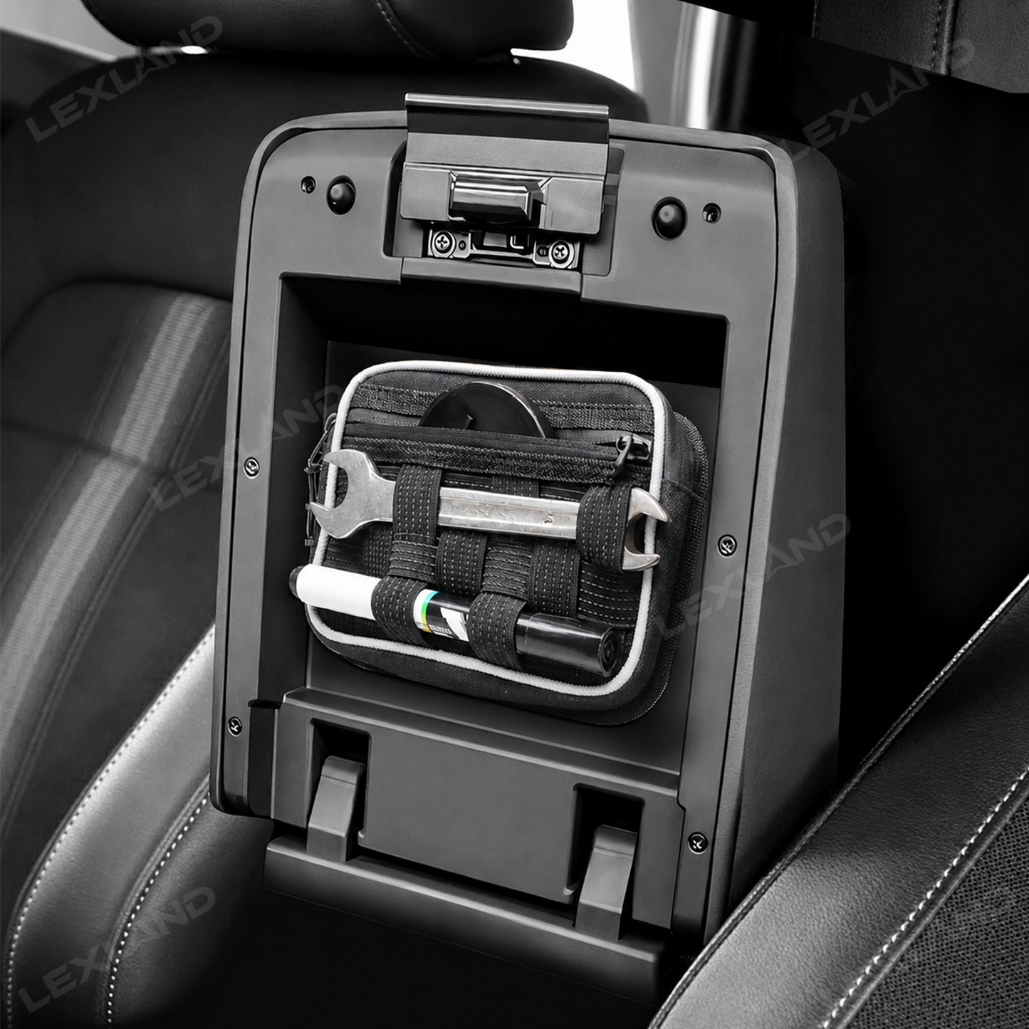 Tacoma/4Runner Center Console Organizer Armrest Hidden Bag Storage Pouch for Toyota