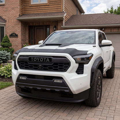 Tacoma Hood Deflector Split Design Hood Protector ABS Hood Shield for Toyota
