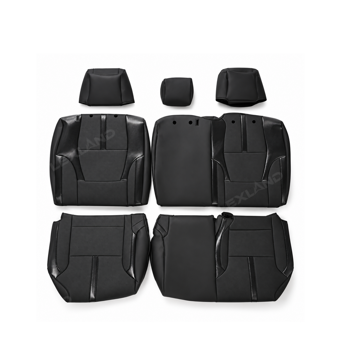 Tundra Seat Covers Carbon Fiber Style Custom Seat Protector Interior Cover for Toyota