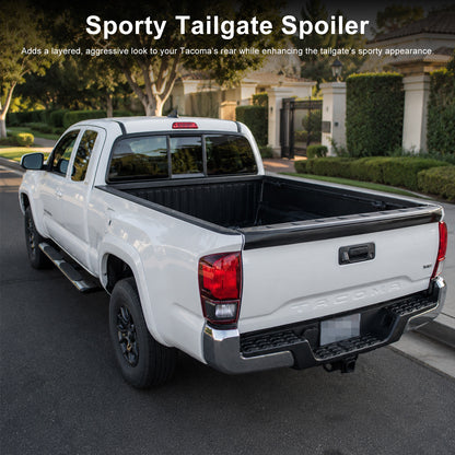Tacoma Rear Tailgate Trunk Spoiler Wing ABS Rear Trunk Lid Wing for Toyota